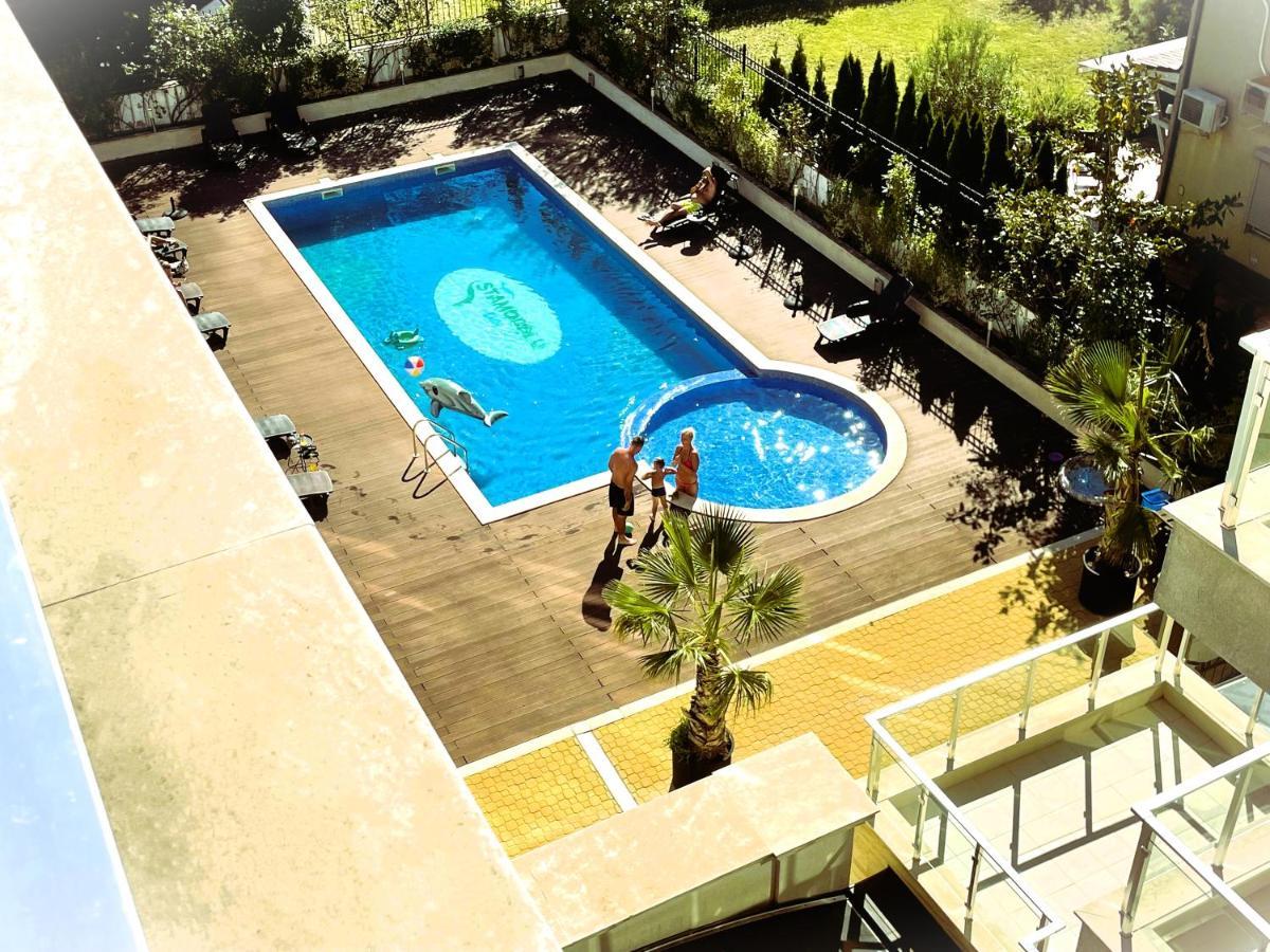 Apartments Stamopolu Lux With Pool View Primorsko Exterior foto