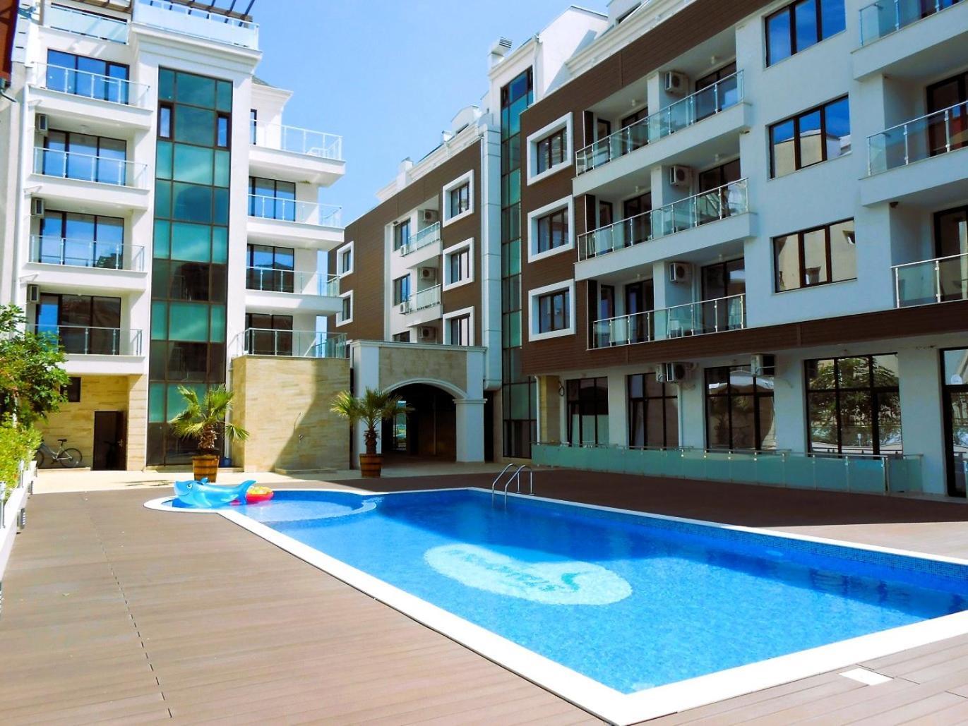 Apartments Stamopolu Lux With Pool View Primorsko Exterior foto
